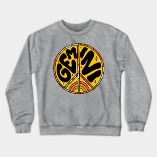 Gemini Peace Sign Crewneck Sweatshirt